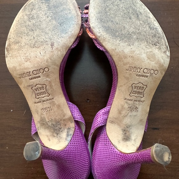 Jimmy Choo Kelissa - 36.5 - US 6 - Lilac Karung - Picture 4 of 4